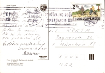 Bratislava - SK 1981 95 001 ●